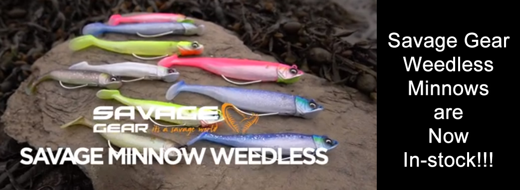 Savage Gear Weedless Minnows are NOW In-Stock